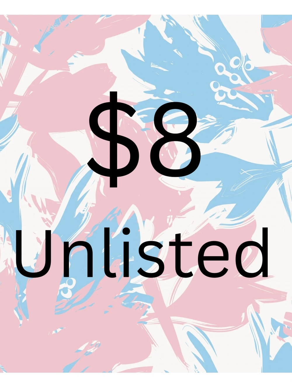 Live sale listing